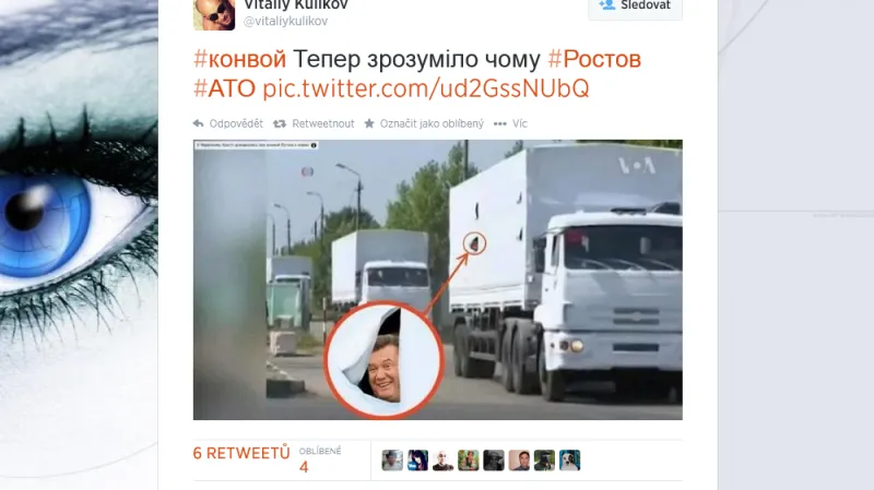 Konvoj na sociálních sítích