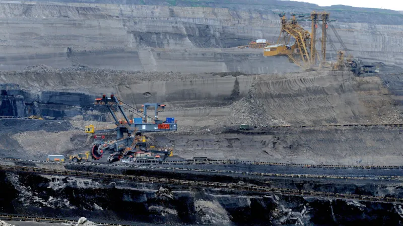 Těžba uhlí