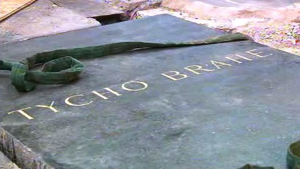 Odkrývání hrobu Tycha Braha