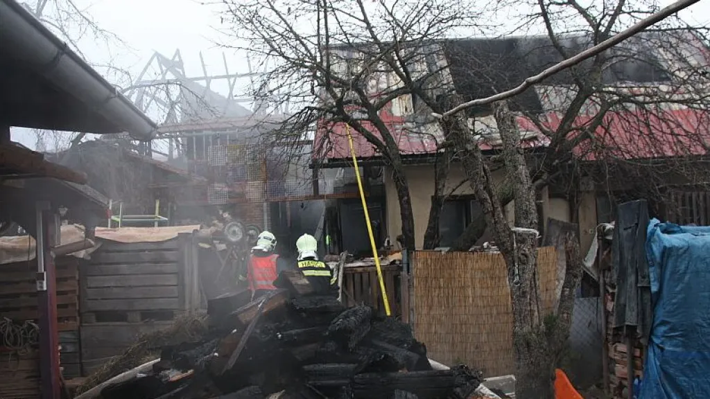 Stodolu požár zničil