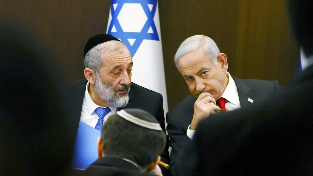 Arje Deri a Benjamin Netanjahu