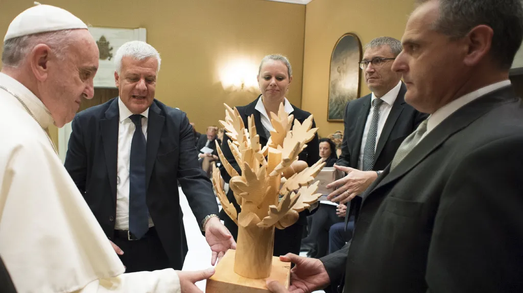 František ve Vatikánu přijal evropské ministry životního prostředí