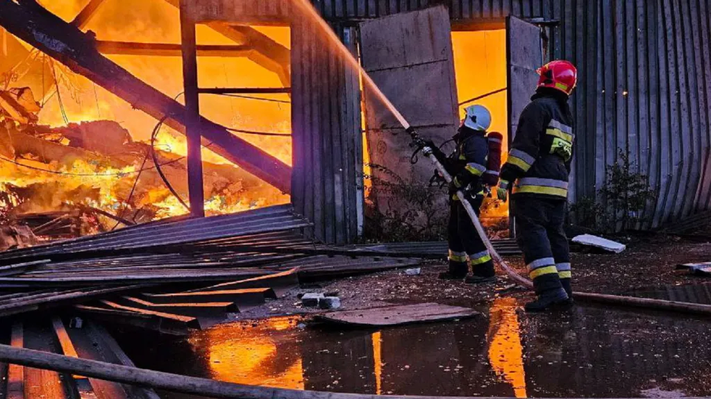 Následky ruského útoku na Lvov