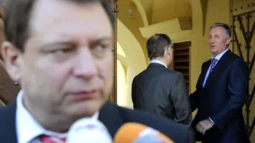 Jiří Paroubek, Roman Prorok a Mirek Topolánek