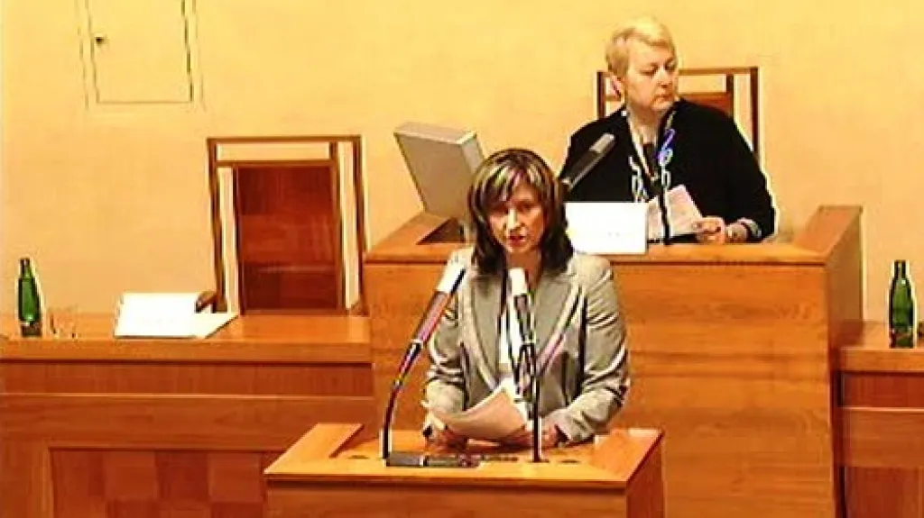 Ivana Řápková v Senátu