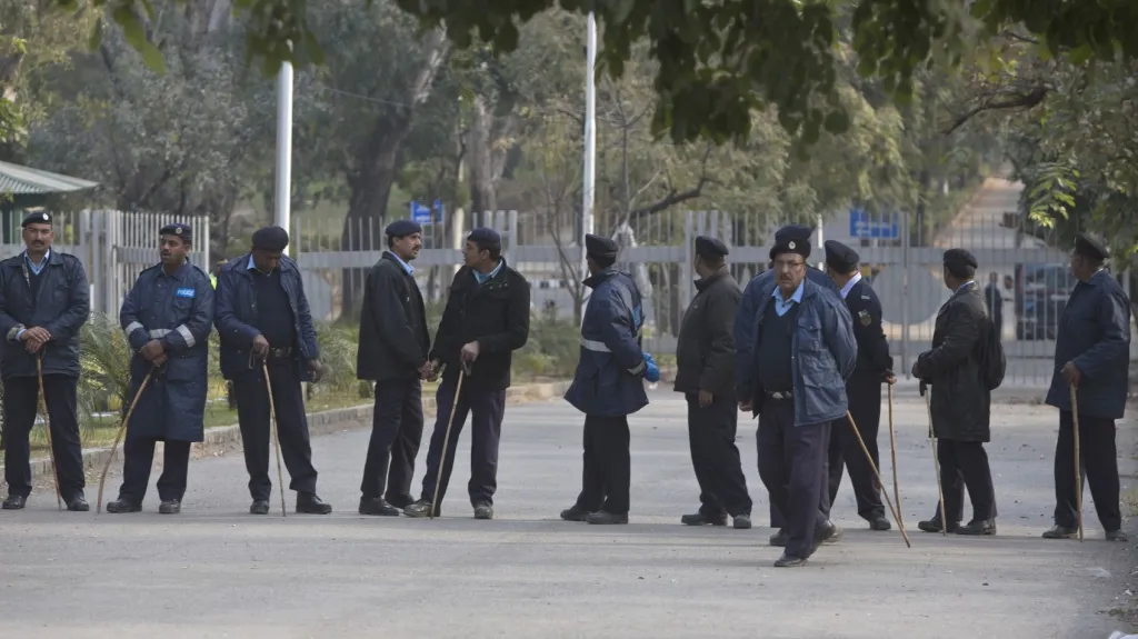 Bezpečnostní pracovníci v Pákistánu