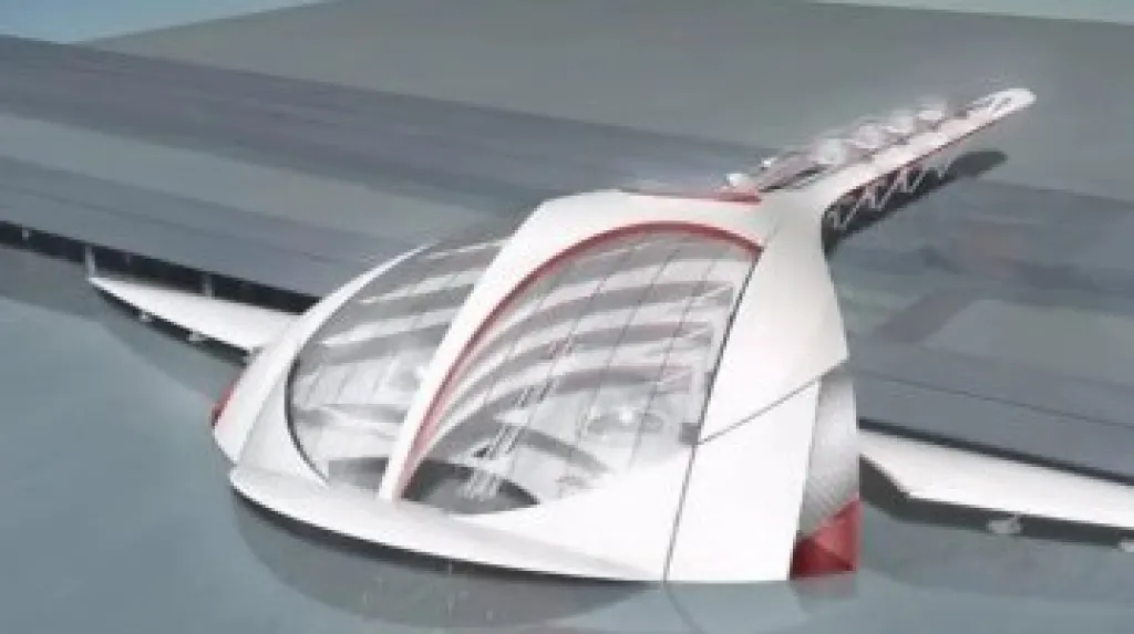 Vizualizace vlakového nádraží v Králově Poli