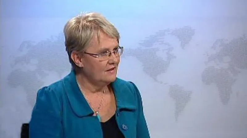 Iva Holmerová z Alzheimer Europe ve Studiu ČT24