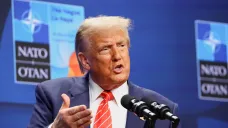 Americký prezident Donald Trump na summitu NATO