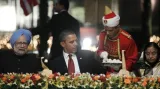 Barack Obama se v Indii zúčastnil státní večeře