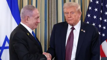 Benjamin Netanjahu a Donald Trump na snímku ze září 2025