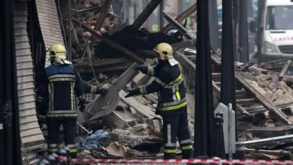 Odklízení trosek v Belgii