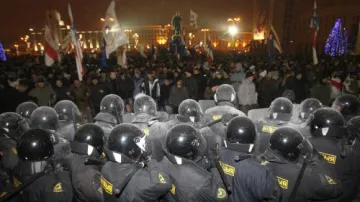 Protesty proti Lukašenkovi