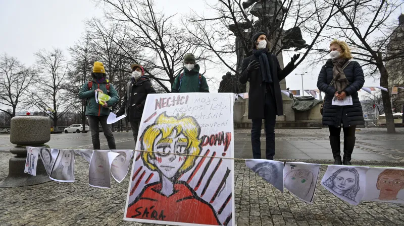 Studentský happening Pořád tu ještě jsme!