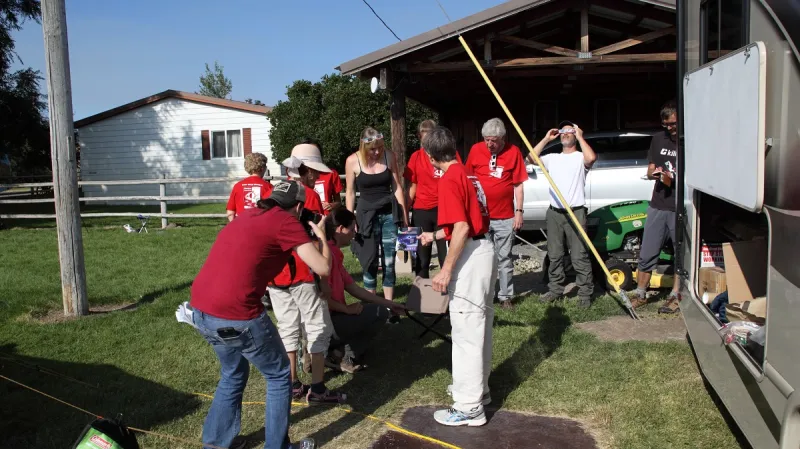 Česká výprava za focením zatmění Slunce