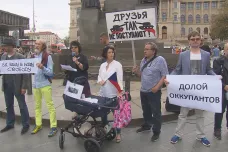 Happening na Václavském náměstí připomněl demonstraci osmi statečných proti okupaci Československa