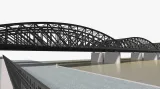 Vizualizace možné podoby nového železničního mostu podle SŽDC