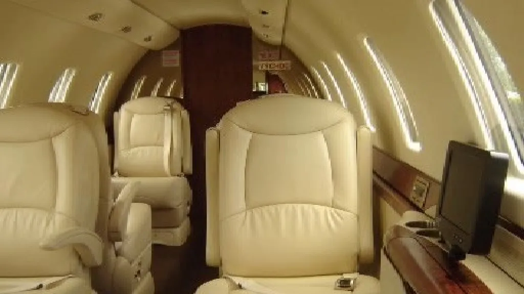 Interiér letadla