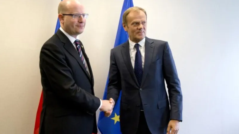 Bohuslav Sobotka a Donald Tusk