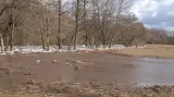 Svratka se vylila do pole