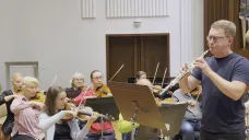 Zkouška pardubické filharmonie