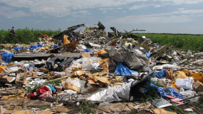 Katastrofa MH17: To, co zbylo z letadla