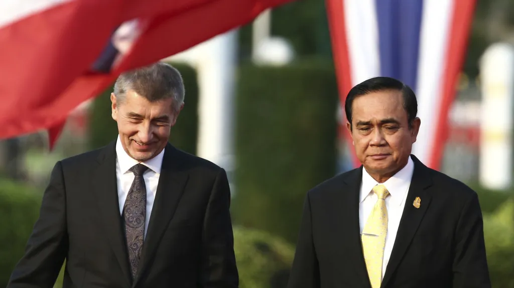 Andrej Babiš a Prajutch Čan-Oča