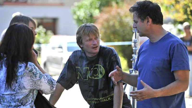 Matěj Hádek (uprostřed) a Vladimír Michálek (vpravo)