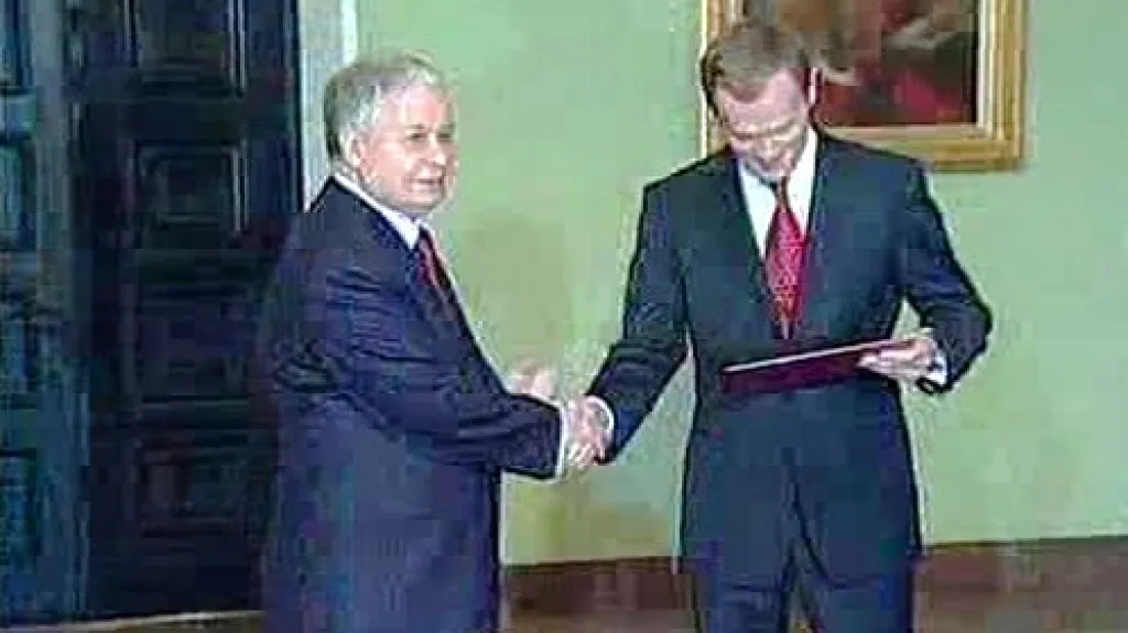 Lech Kaczyński a Donald Tusk