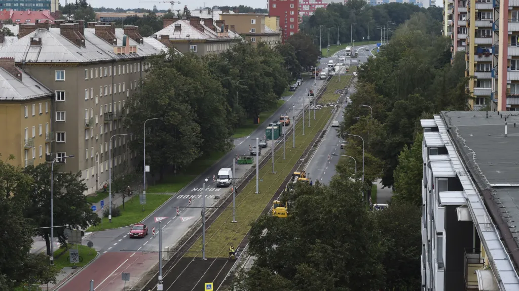 Nová trať v Ostravě-Porubě
