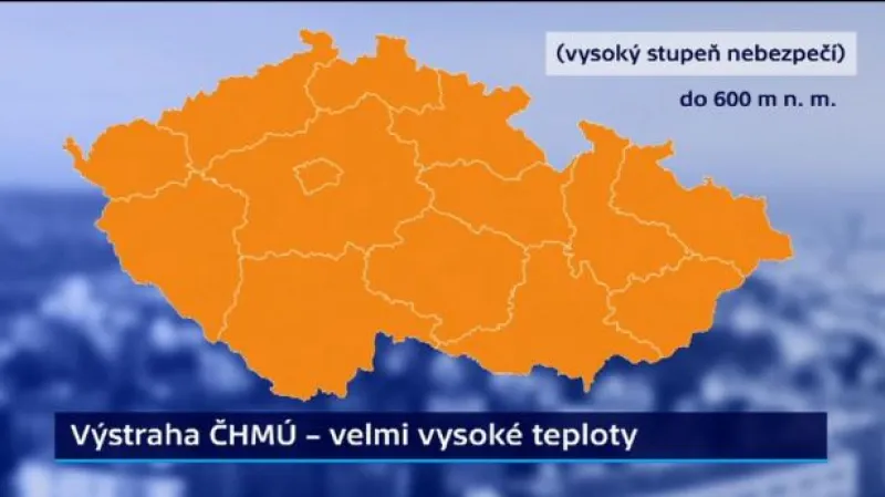 Po mírném nedělním ochlazení se vrátí urputná vedra