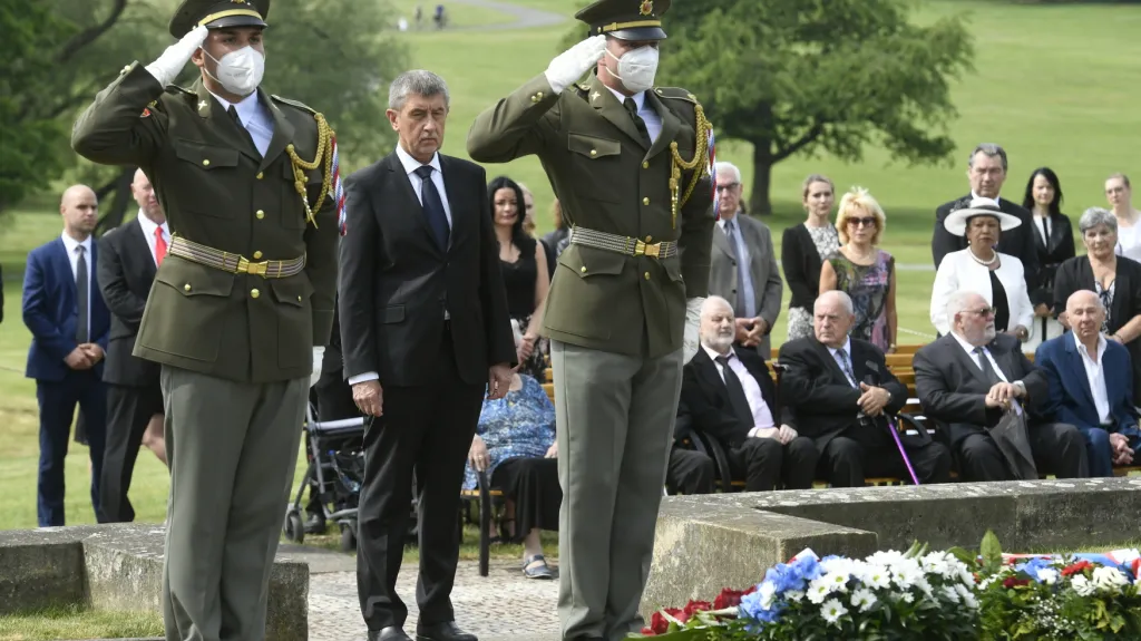 Pietní akt v Lidicích