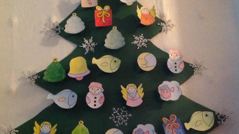 Z vánoční výstavy žáků Základní a Praktické školy Český Brod