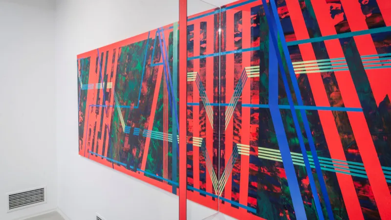 Z výstavy 15 lounských výtvarníků