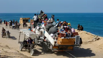 Obyvatelé města Gaza opouštějí město