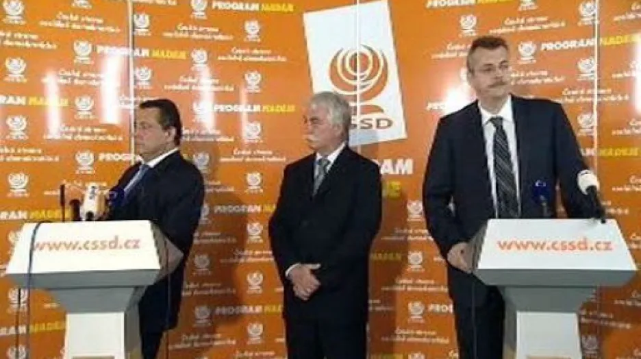Brífink ČSSD k Modrému týmu