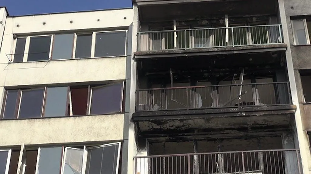 Jeden z domů na sídlišti v Janově