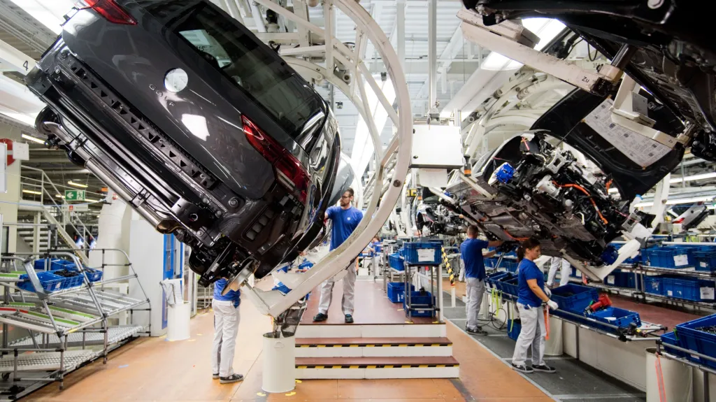 Výroba Volkswagenu Golf (archivní foto)