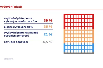 Třetina firem letos zvedne mzdy, navýšení však nepřesáhne pět procent 