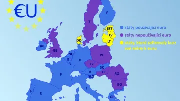 Mapa eurozóny