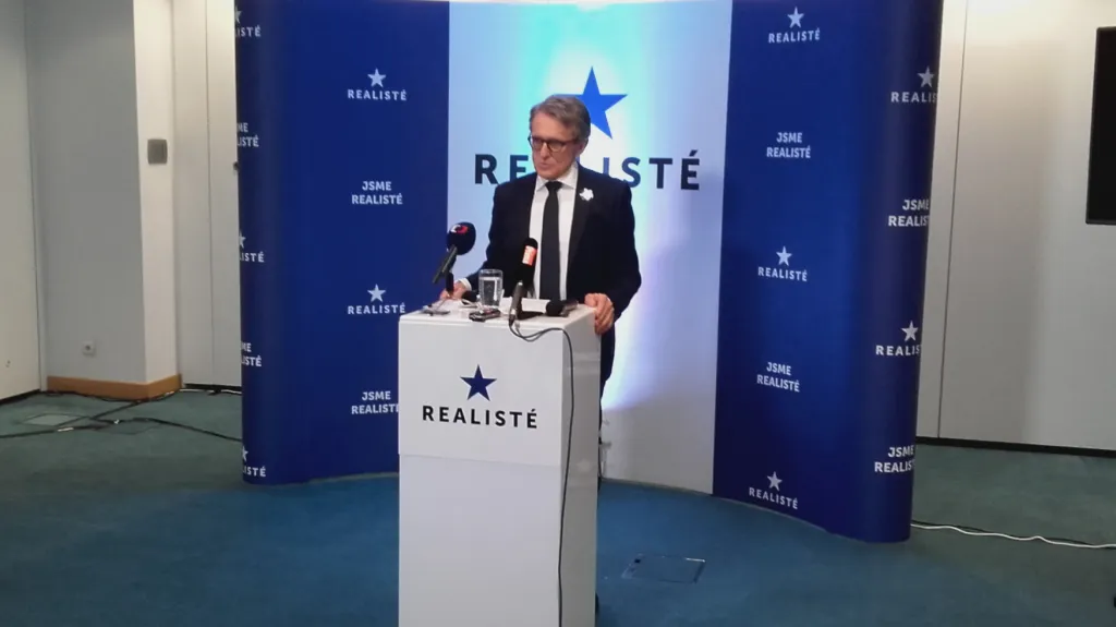 Petr Robejšek představil pravicově konzervativní stranu Realisté