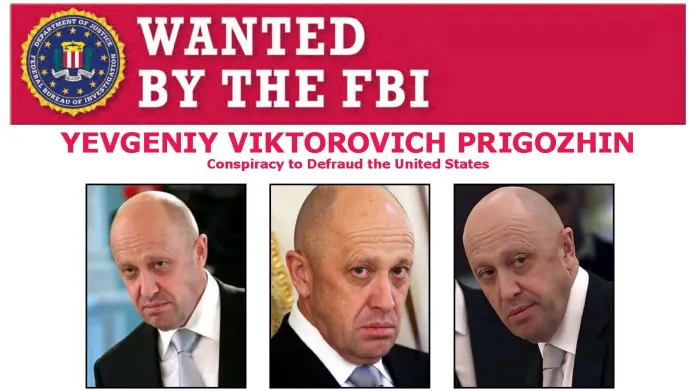 FBI po Jevgeniji Prigožinovi vyhlásila pátrání