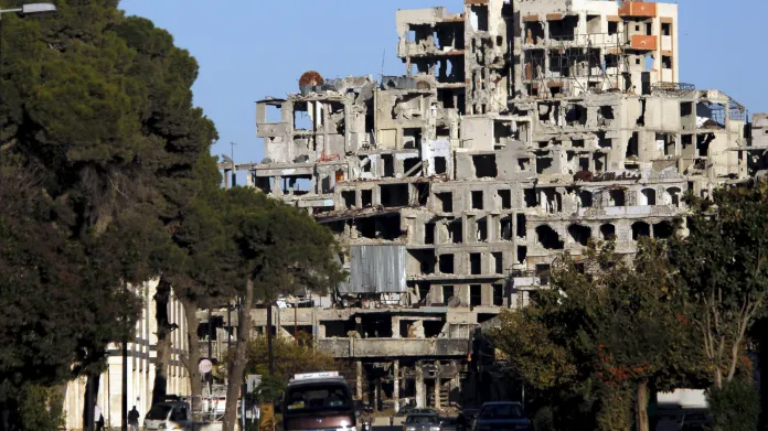 Zničený Homs