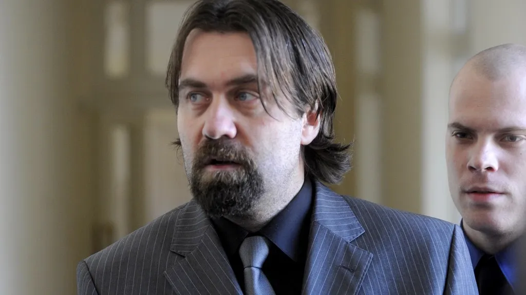 Obžalovaný Marek Jaroch u soudu