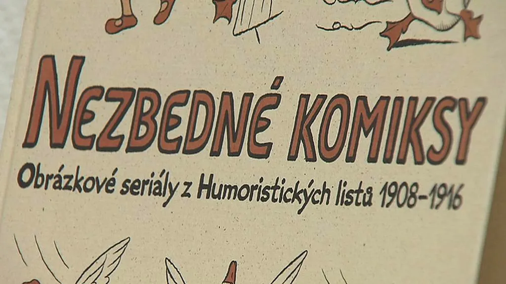 Detail titulní stránky Nezbedných komiksů Josefa Lady