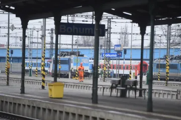 Poprvé od požáru projely nádražím v Bohumíně vlaky