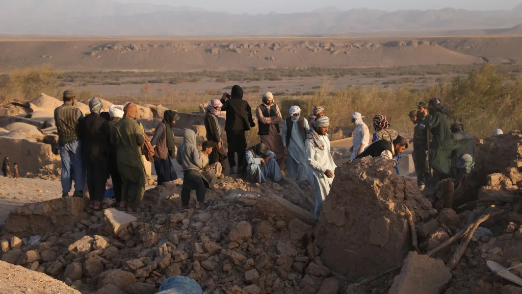 Následky zemětřesení v afghánské provincii Herát