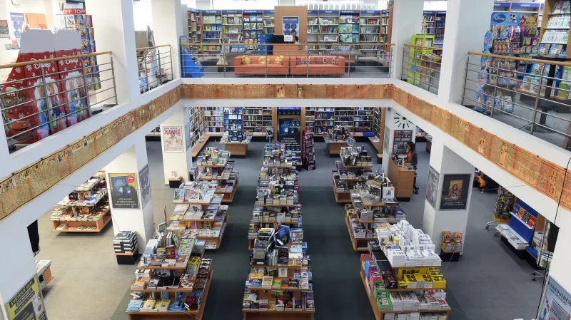 Kopie Aniho papyru z Egyptské knihy mrtvých v ostravském Knihcentru