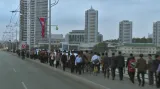 Za Kim Čong-unovy vlády vyrostly v Pchjongjangu budovy pro prominenty