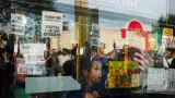 Demonstrace proti imigračním kontrolám v Atlantě